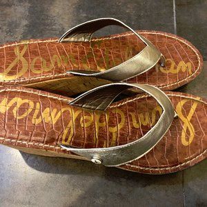 Sam Edelman Platform Wedge Thong Sandals